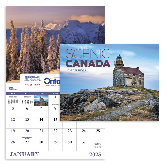 Good Value Scenic Canada  Window Calendar-7502