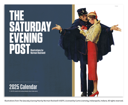 Good Value The Saturday Evening Post  Window Calendar-7539
