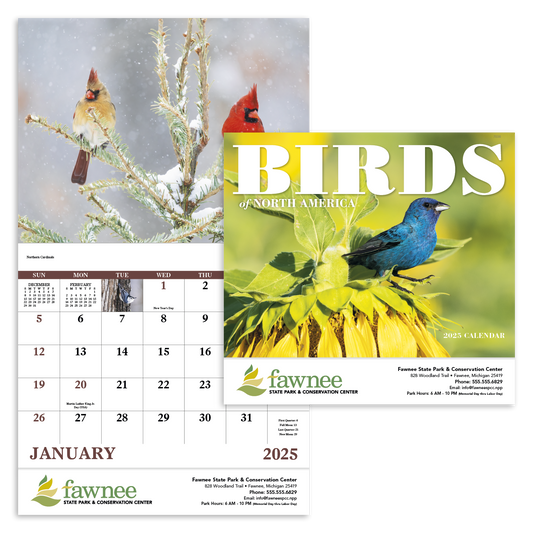 Good Value Birds of North America  Stapled Calendar-7236