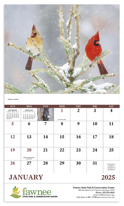 Good Value Birds of North America  Stapled Calendar-7236