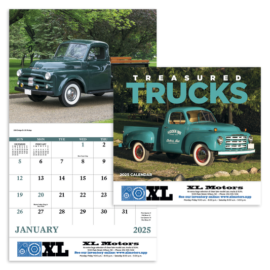 Good Value Treasured Trucks  Stapled Calendar-7237