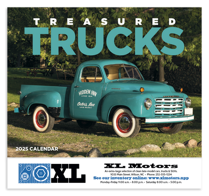 Good Value Treasured Trucks  Stapled Calendar-7237