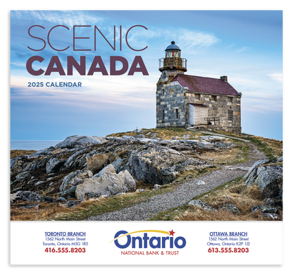 Good Value Scenic Canada  Stapled Calendar-7302