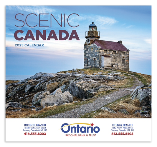 Good Value Scenic Canada  Stapled Calendar-7302