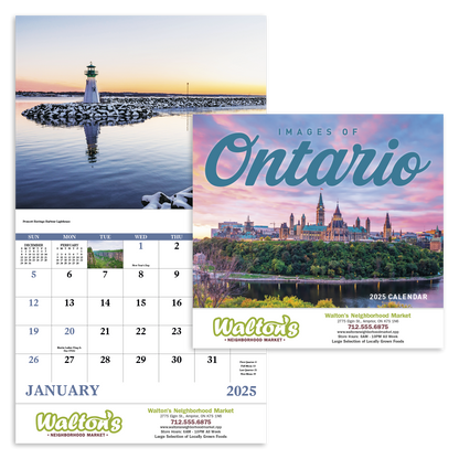 Good Value Images of Ontario  Stapled Calendar-7306