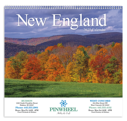 HotLine Products New England Appointment Calendar  Spiral-412