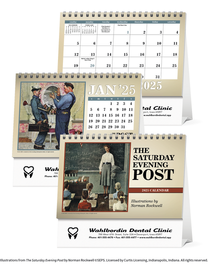 Triumph Calendars The Saturday Evening Post Large Desk Calendar-4276