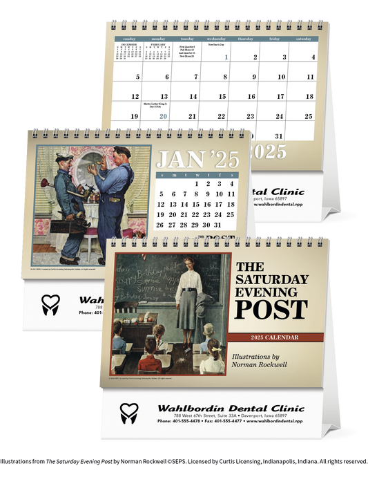 Triumph Calendars The Saturday Evening Post Large Desk Calendar-4276