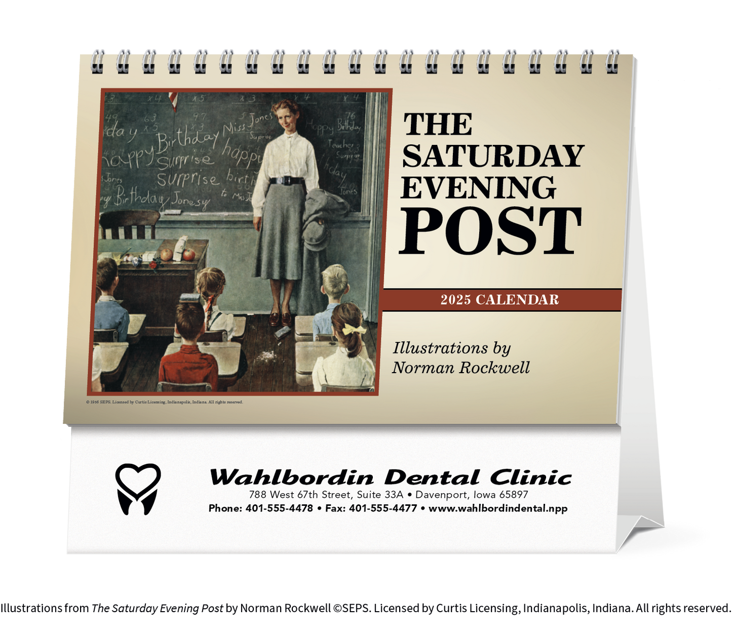 Triumph Calendars The Saturday Evening Post Large Desk Calendar-4276