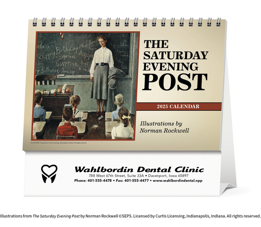 Triumph Calendars The Saturday Evening Post Large Desk Calendar-4276