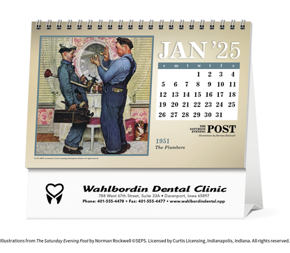 Triumph Calendars The Saturday Evening Post Large Desk Calendar-4276