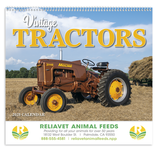 HotLine Products Vintage Tractors Appointment Calendar  Spiral-471