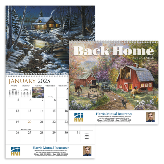 HotLine Products Back Home Appointment Calendar  Spiral-491