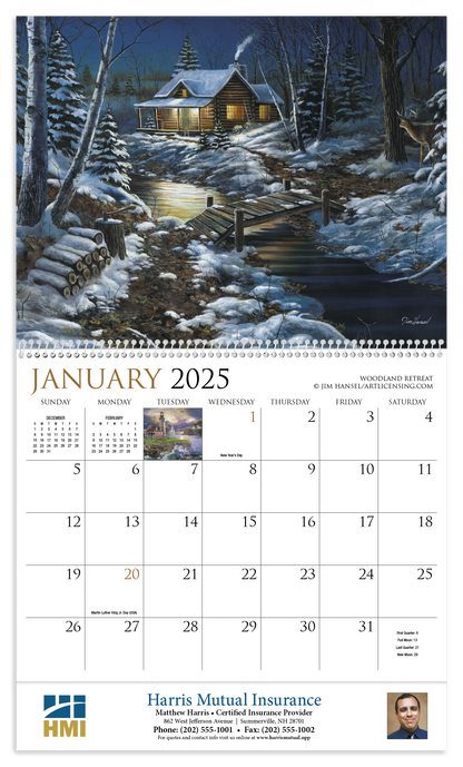 HotLine Products Back Home Appointment Calendar  Spiral-491