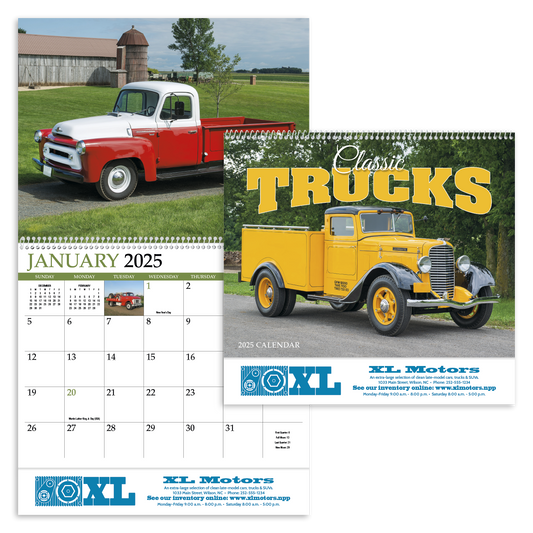HotLine Products Classic Trucks Appointment Calendar  Spiral-494