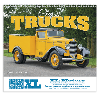 HotLine Products Classic Trucks Appointment Calendar  Spiral-494
