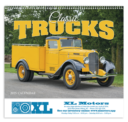 HotLine Products Classic Trucks Appointment Calendar  Spiral-494