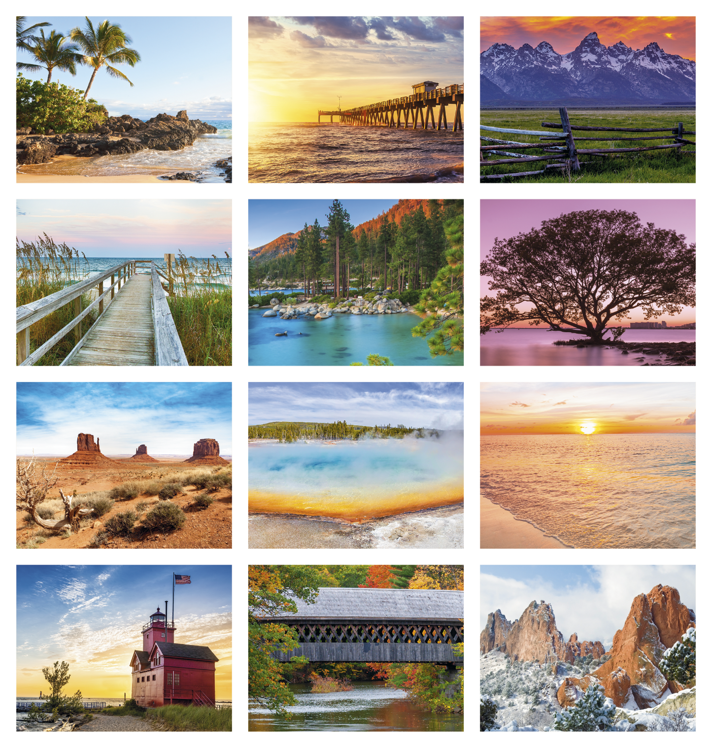 Triumph Calendars Decorator Memo Tan Calendar-6106