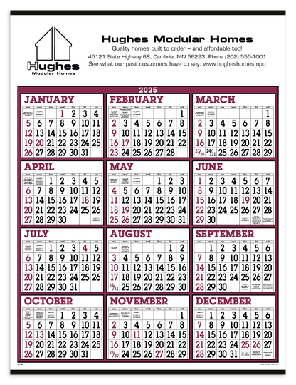 Triumph Calendars Big Numbers SpanAYear Calendar-6202