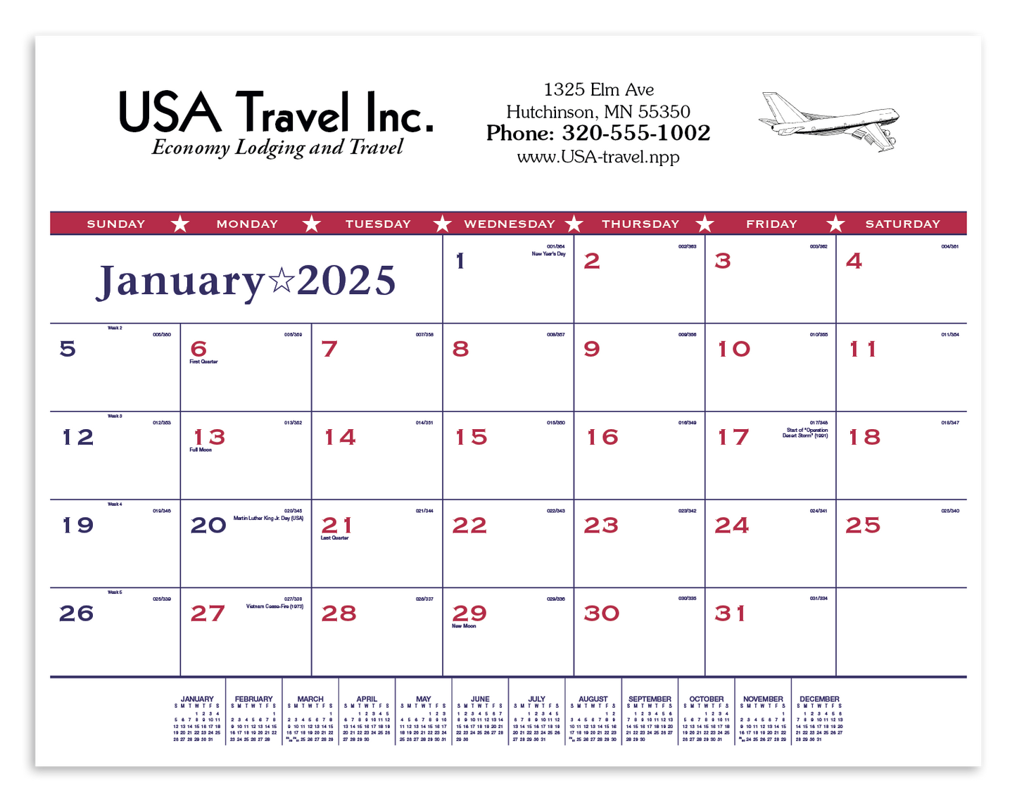 Triumph Calendars Patriotic Desk Pad-6502
