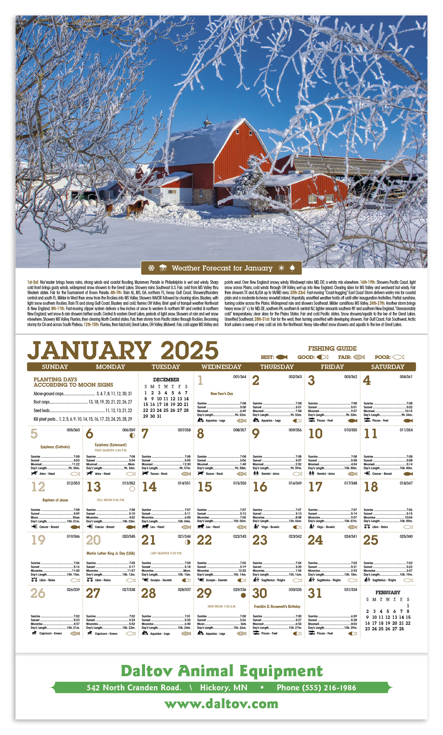 Triumph Calendars Scenic Almanac-6702