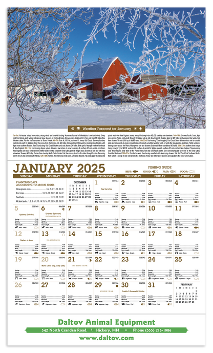 Triumph Calendars Scenic Almanac-6702
