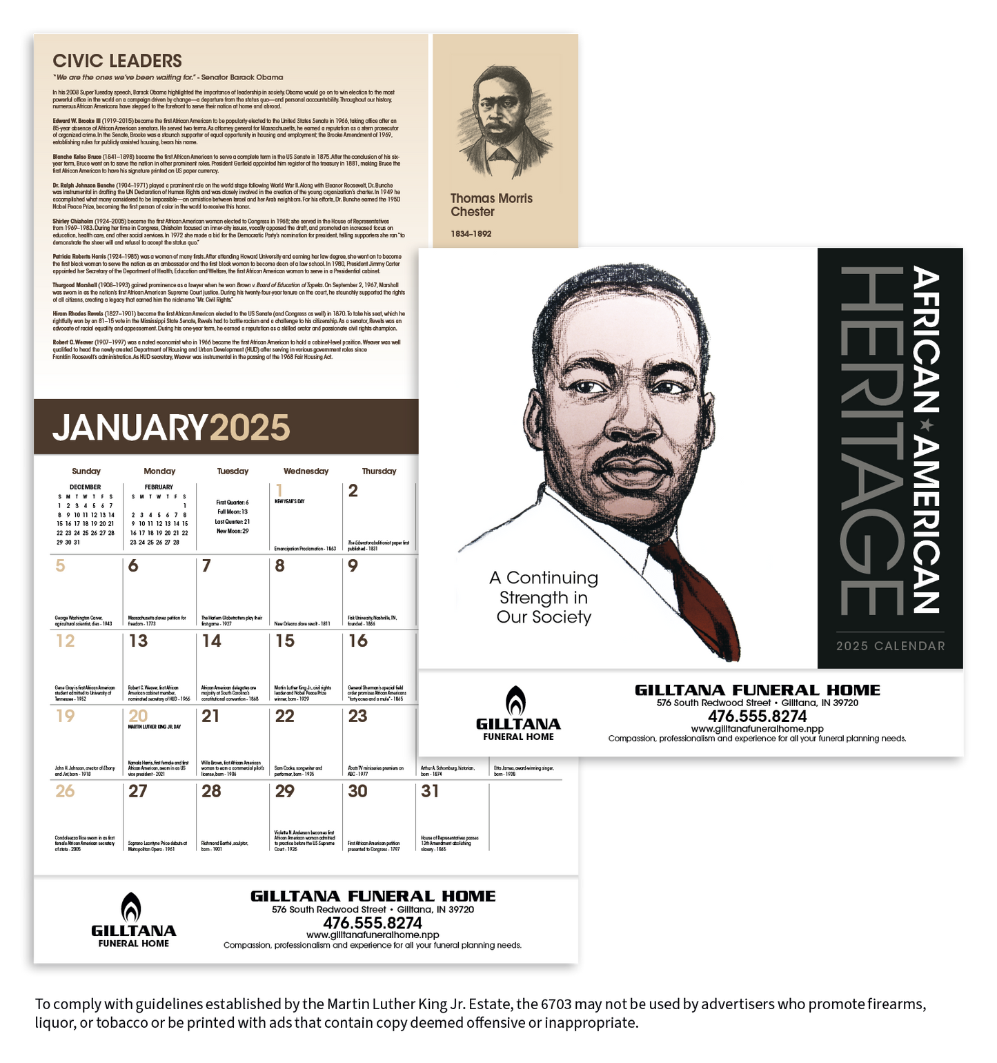 Triumph Calendars AfricanAmerican Heritage Dr Martin Luther King Jr Calendar-6703