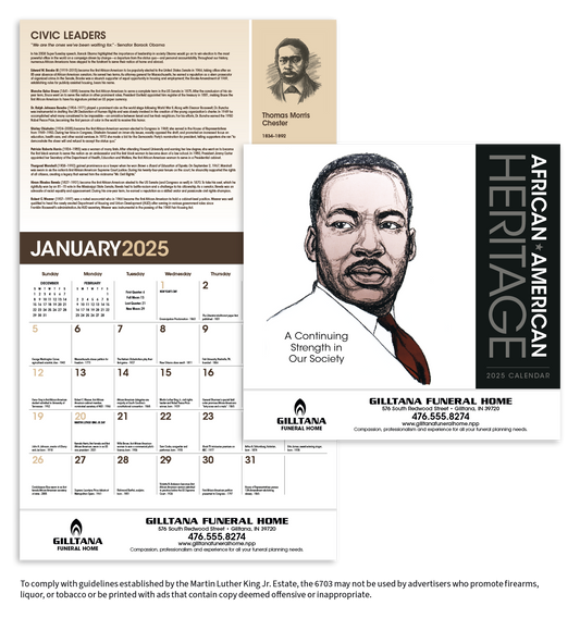 Triumph Calendars AfricanAmerican Heritage Dr Martin Luther King Jr Calendar-6703