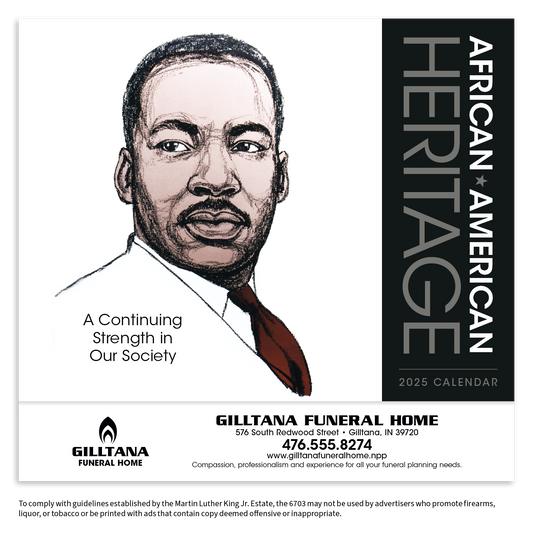 Triumph Calendars AfricanAmerican Heritage Dr Martin Luther King Jr Calendar-6703