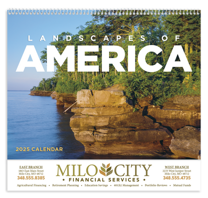 Good Value Landscapes of America  Spiral Calendar-7001