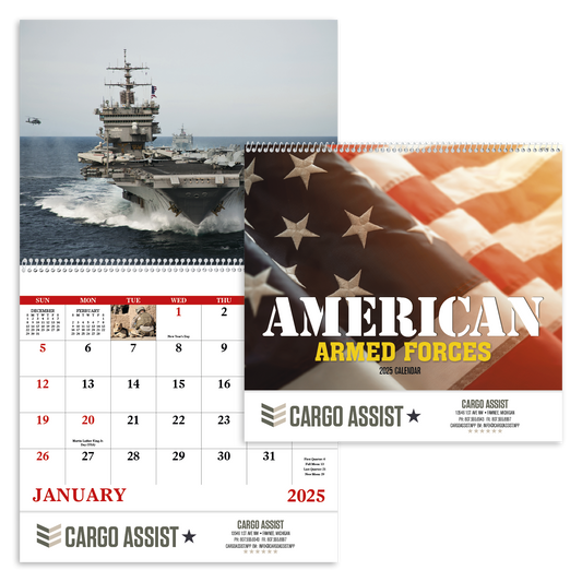 Good Value American Armed Forces  Spiral Calendar-7012