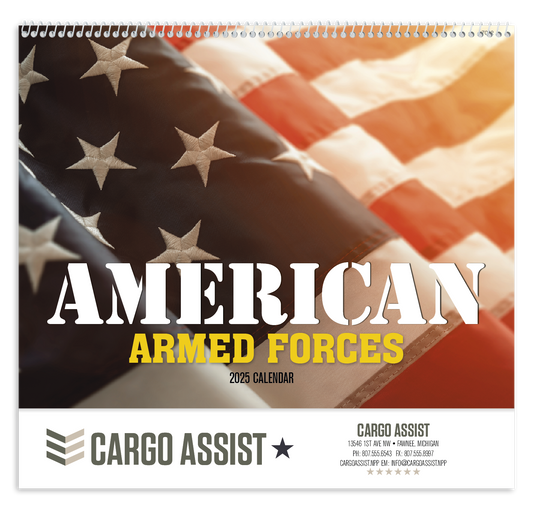 Good Value American Armed Forces  Spiral Calendar-7012