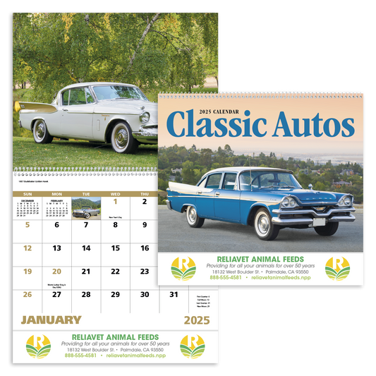Good Value Classic Autos  Spiral Calendar-7042