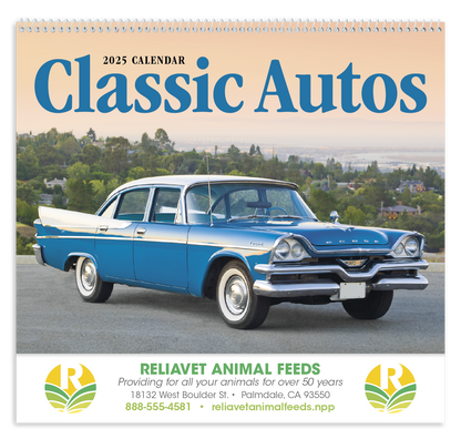 Good Value Classic Autos  Spiral Calendar-7042
