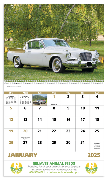 Good Value Classic Autos  Spiral Calendar-7042