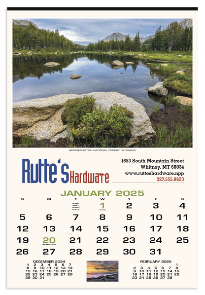 HotLine Products Scenic America Executive Calendar-633