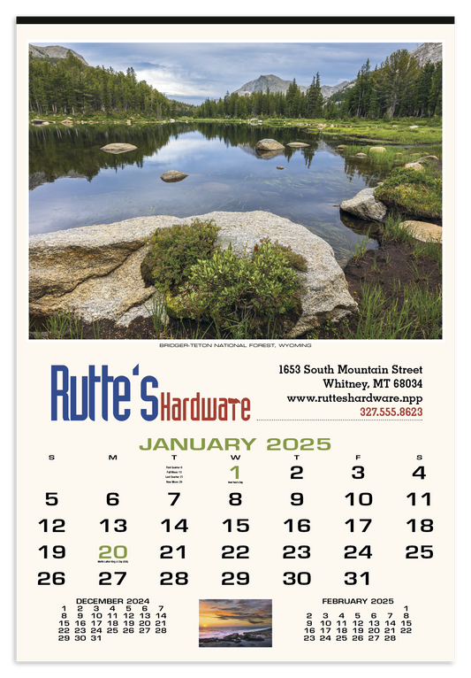 HotLine Products Scenic America Executive Calendar-633
