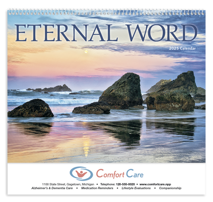 Good Value Eternal Word without Funeral Planner  Spiral Calendar-7023