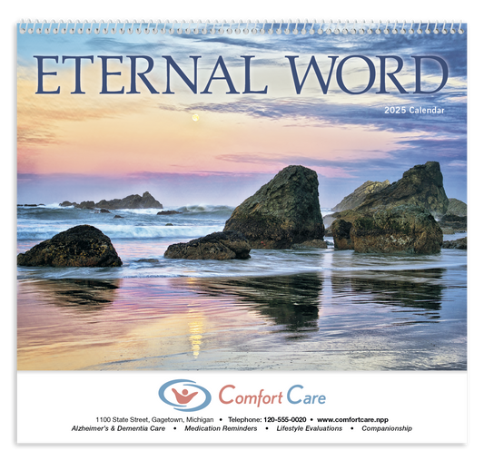 Good Value Eternal Word without Funeral Planner  Spiral Calendar-7023