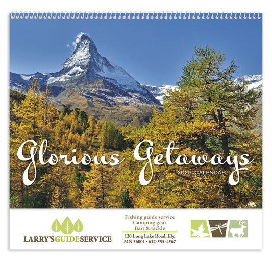 Good Value Glorious Getaways  Spiral Calendar-7025