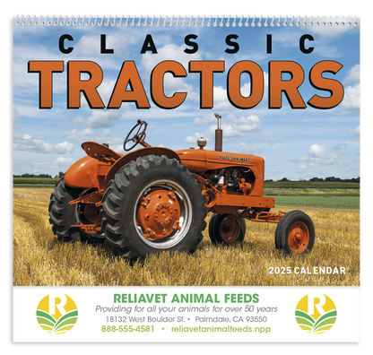 Good Value Classic Tractor  Spiral Calendar-7030
