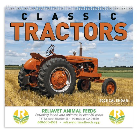 Good Value Classic Tractor  Spiral Calendar-7030
