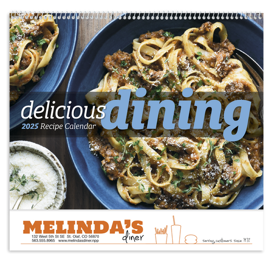 Good Value Delicious Dining  Spiral Calendar-7031