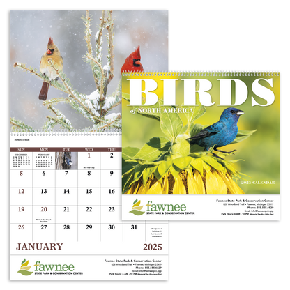Good Value Birds of North America  Spiral Calendar-7036