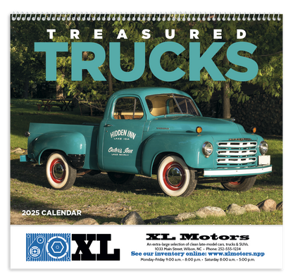 Good Value Treasured Trucks  Spiral Calendar-7037