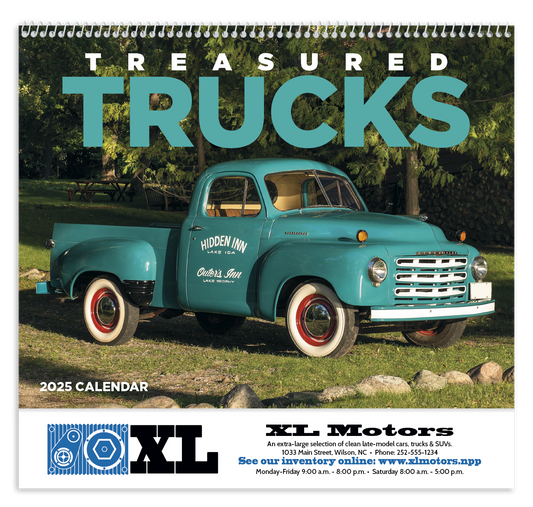 Good Value Treasured Trucks  Spiral Calendar-7037