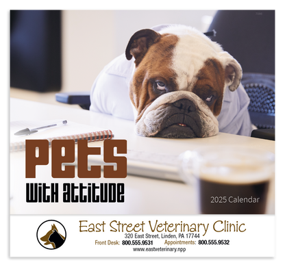 Good Value Pets with Attitude  Stapled Calendar-7286