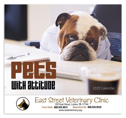Good Value Pets with Attitude  Stapled Calendar-7286