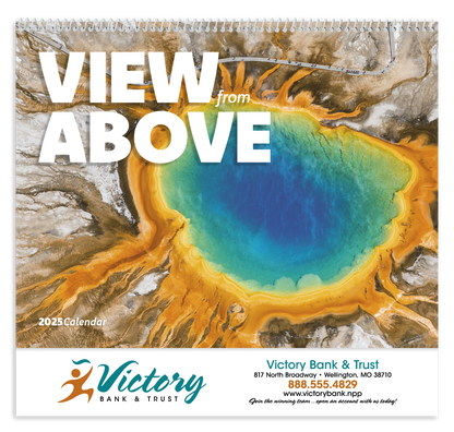 Good Value View from Above  Spiral Calendar-7084
