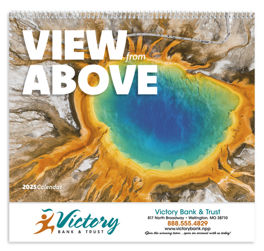 Good Value View from Above  Spiral Calendar-7084